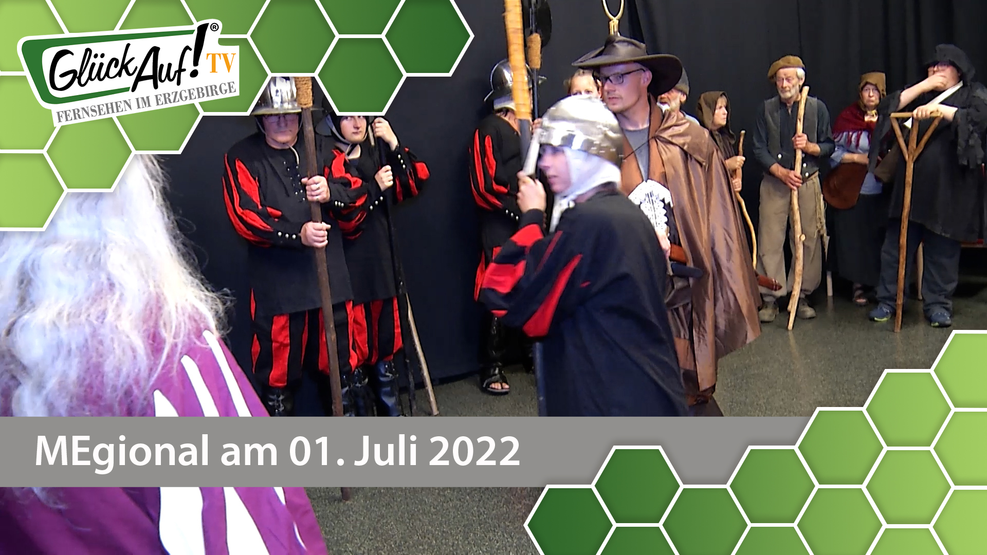 MEgional am 01. Juli 2022 - mit der Probe zum Hüttenförster Grass in Olbernhau