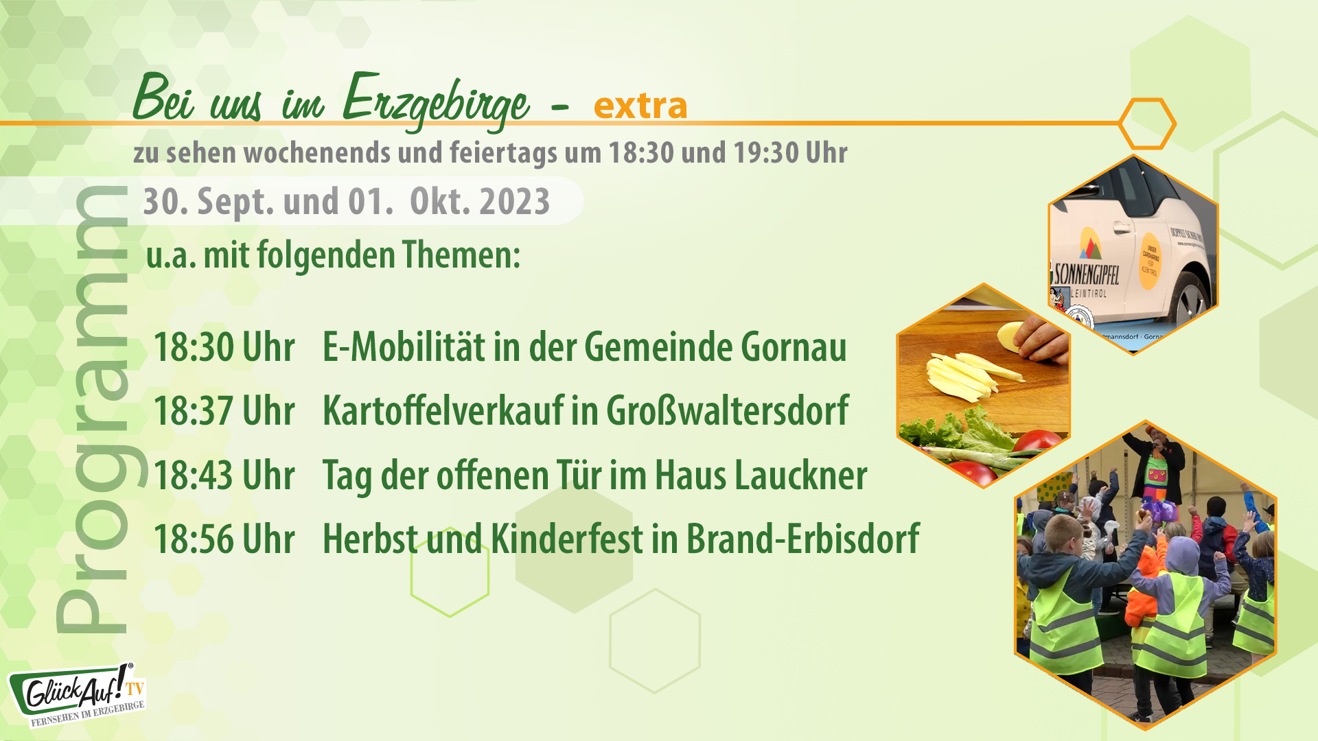 Bei uns im Erzgebirge - extra für das Wochenende der 39. Kalenderwoche 2023