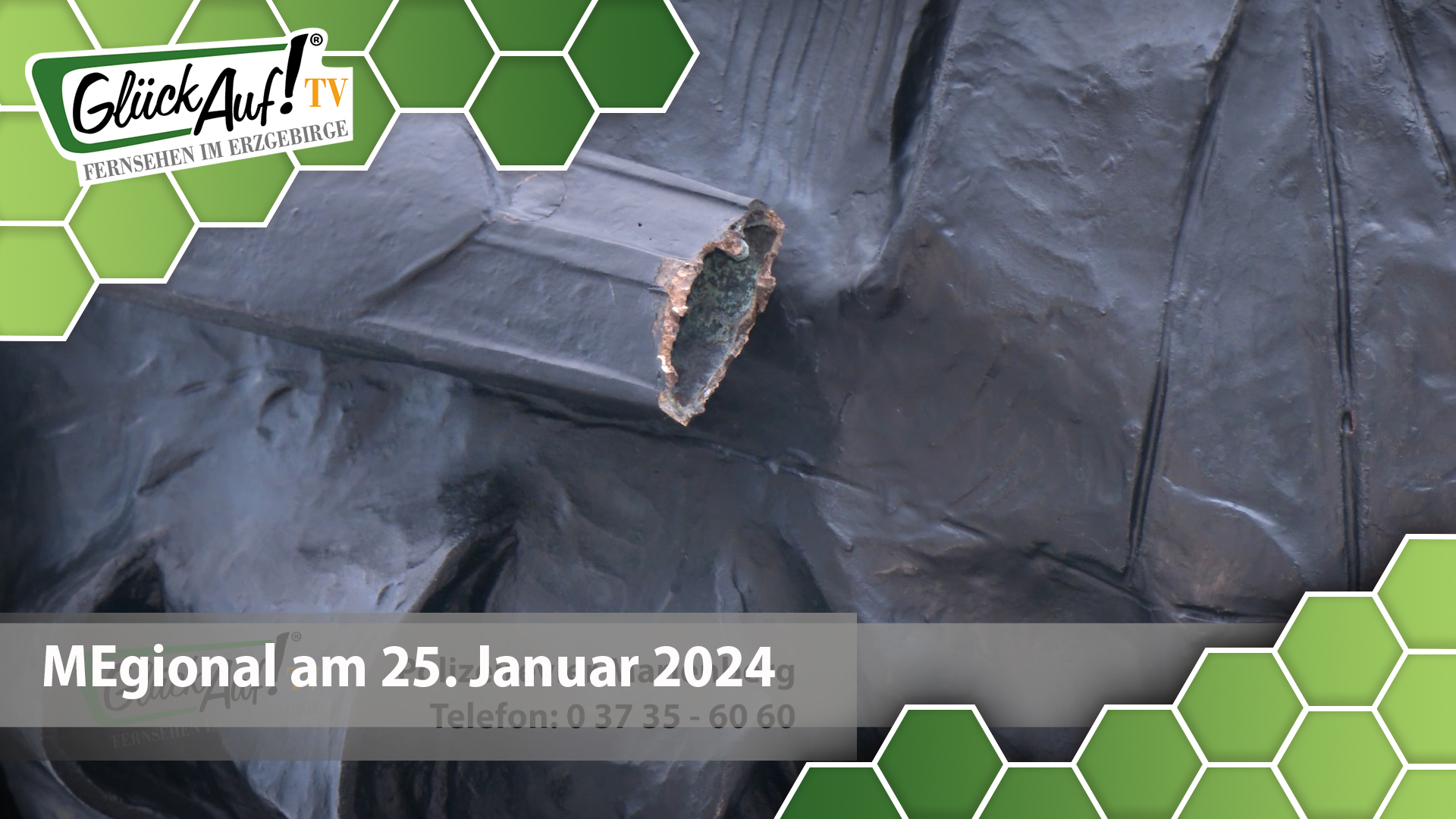 MEgional am 25. Januar 2024 mit dem beschädigten Herzog Heinrich