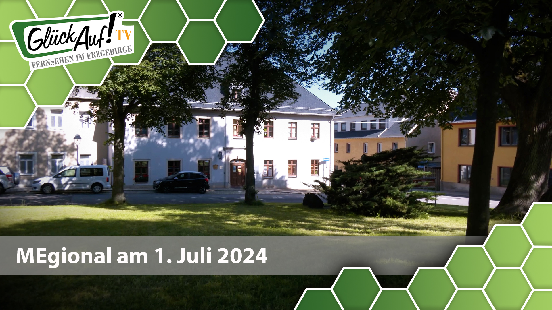 MEgional am 01. Juni 2024 mit der Perspektive des Gebäudes in der Bahnhofstr. 1, in Zöblitz