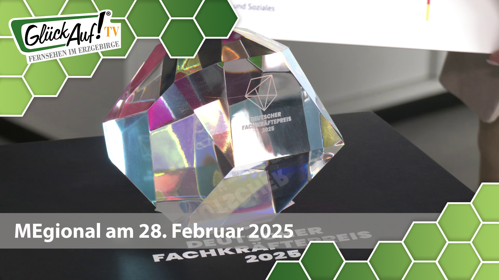 MEgional am 28. Februar 2025 mit dem Thema Landkreis Mittelsachsen verleite den Fachkräfte Preis 