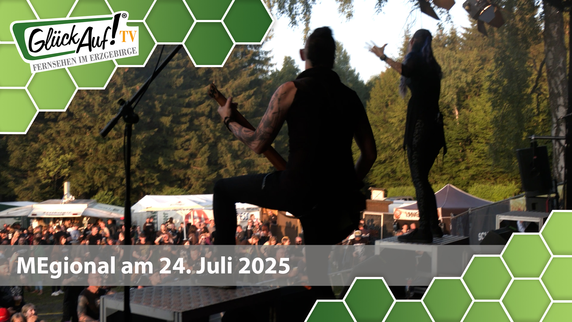 MEgional am 24. Juli 2025 mit dem Thema: 28. Rock auf dem Berg - Festival besucht