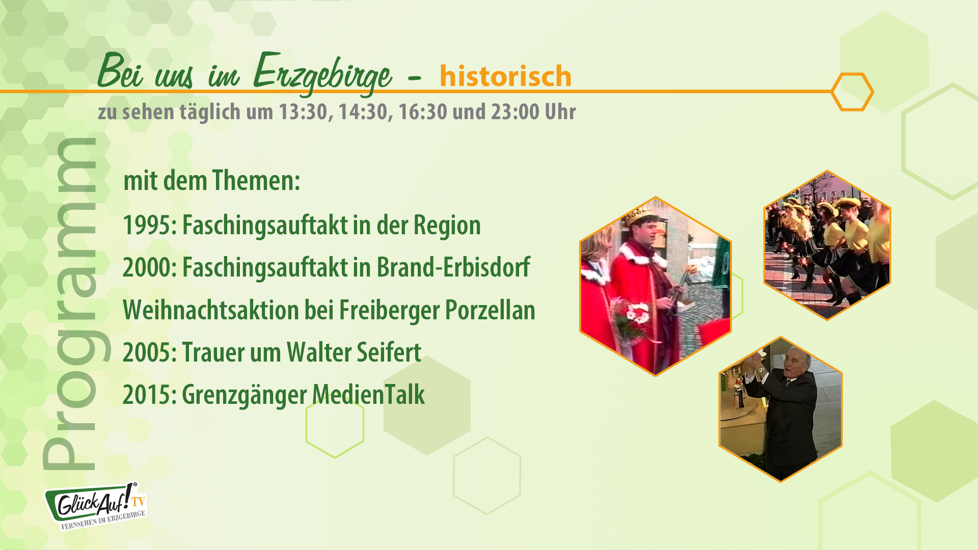 Bei uns im Erzgebirge - historisch vom 15.11. bis 22.11.