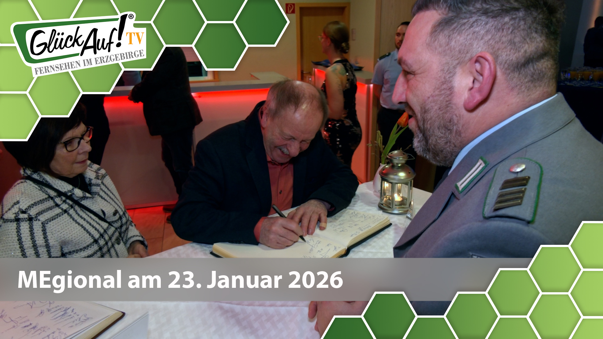 MEgional am 23. Januar mit dem Thema: Neujahresempfang in Marienberg