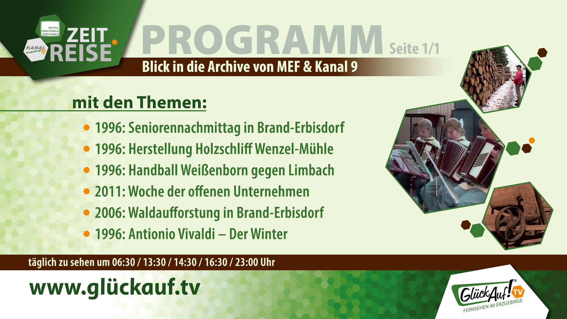 Glück Auf! TV - Zeitreise vom 28.02. bis 06.03. Glück Auf! TV - Zeitreise vom 28.02. bis 06.03.