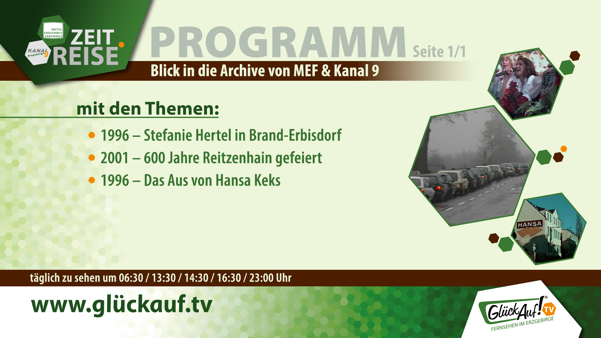 Glück Auf! TV - Zeitreise vom 28.03. bis 03.04.